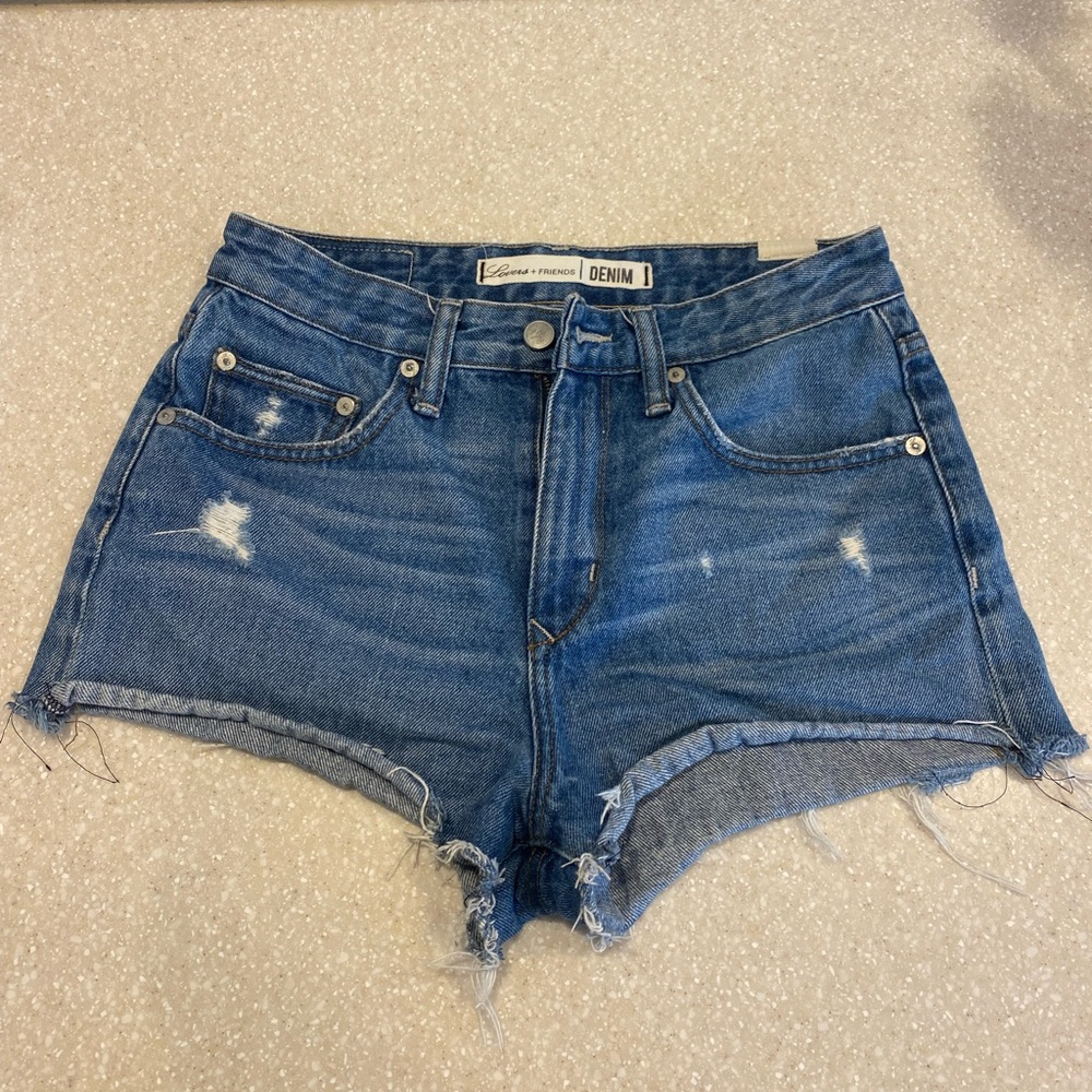 Lovers + Friends denim shorts
